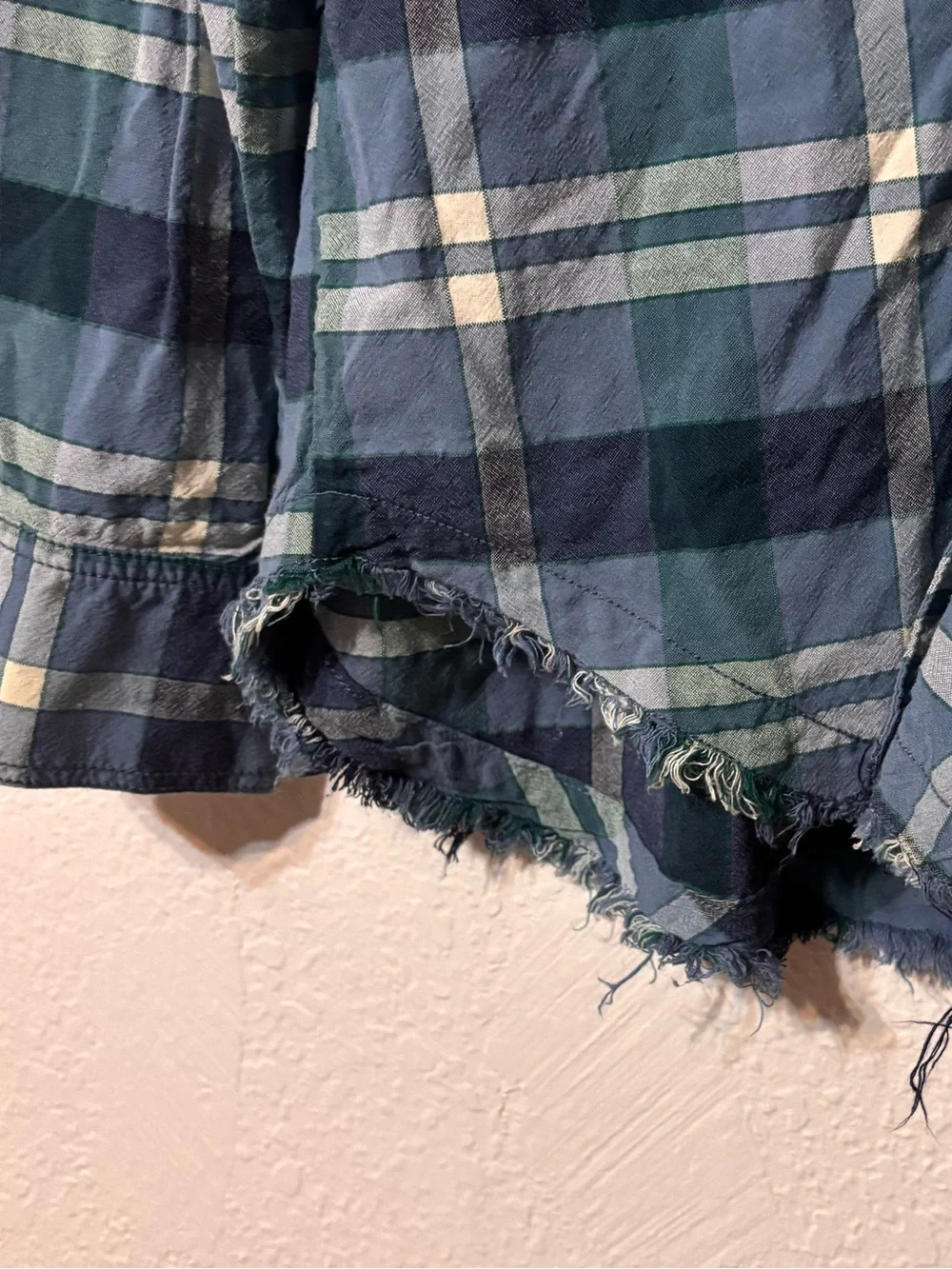 Free People Loveland Plaid Shirt Medium